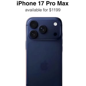 apple iphone 17 pro max price